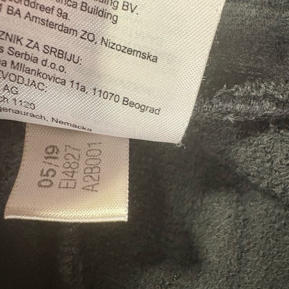 Adidas Black and Cream Butterfly Women's Athletic Shorts - Picture 8 of 11